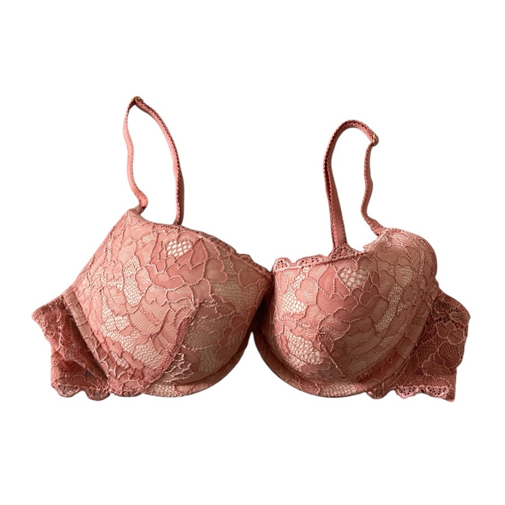 Victoria's Secret 36B Pink Lace Balconet Bra